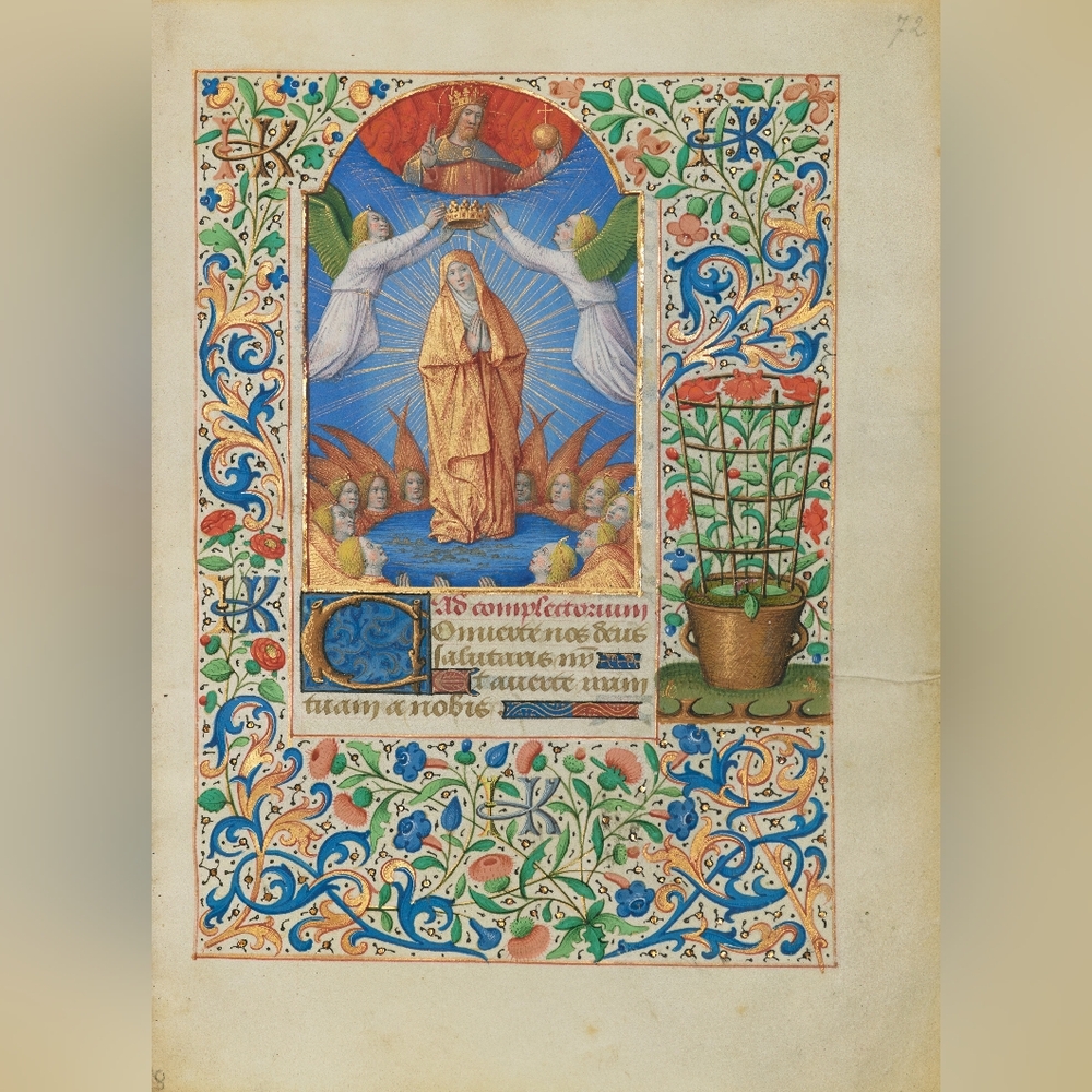 Illuminated Manuscript Page Art Print